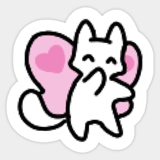 Butterfly Kitty Cat Sticker